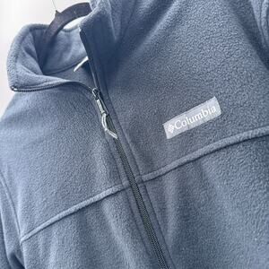 Columbia Fleece‎ Pullover Mens Medium Black Half Zip Outdoor Hiking Jacket